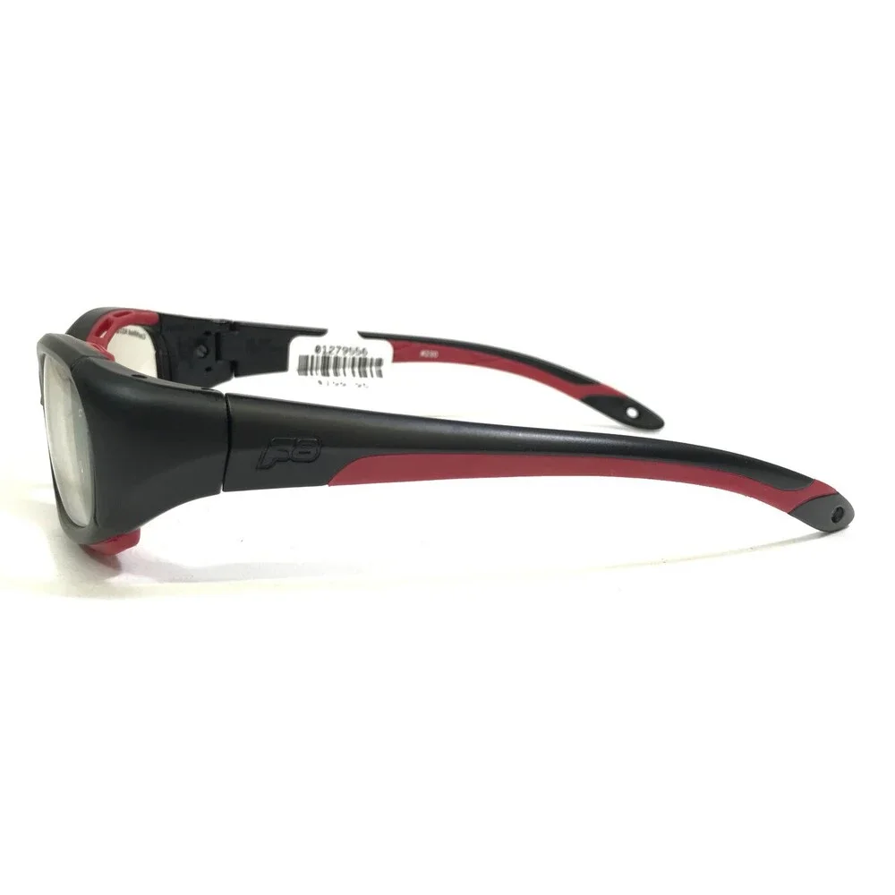 Rec Specs Kids Athletic Goggles Frames SLAM 230 Matte Black Red Wrap 49-17-135